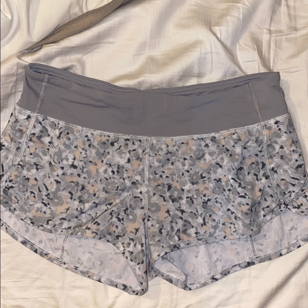 Lululemon speed shorts